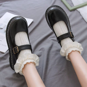VILZSTUDIOS Chic ruffled socks for stylish streetwear