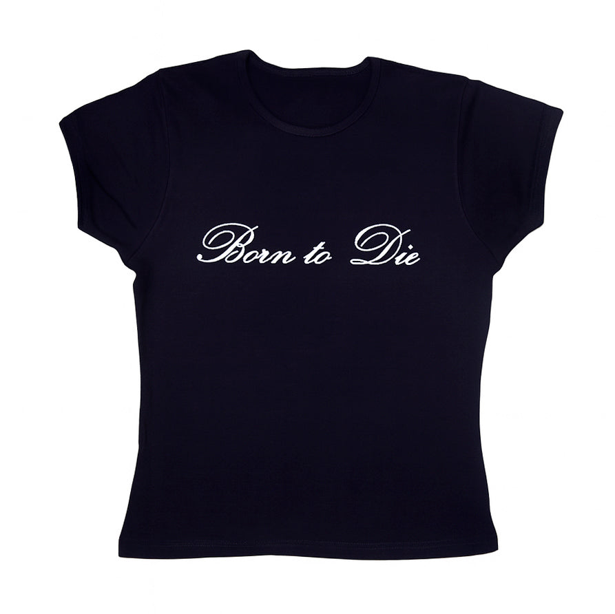 VILZSTUDIOS Chic scripted baby tee from VILZSTUDIOS