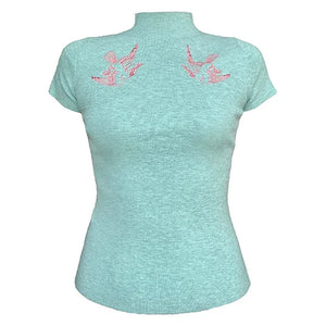VILZSTUDIOS Stylish shallow print top for casual wear