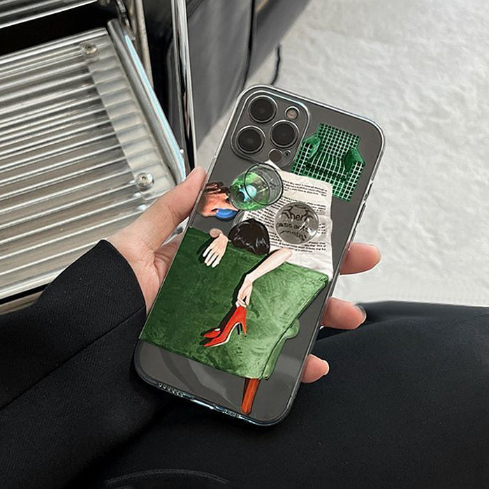 VILZSTUDIOS Chic sofa iPhone case for stylish protection