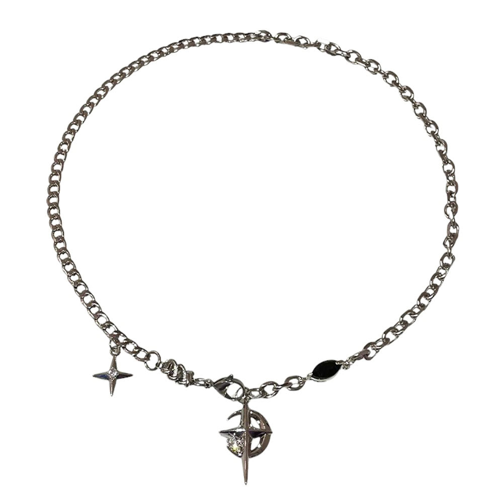 VILZSTUDIOS Stylish chain necklace with star pendants