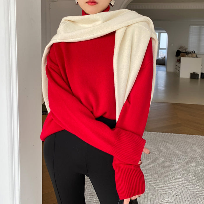 VILZSTUDIOS Chic streamlined fall sweater from VILZSTUDIOS