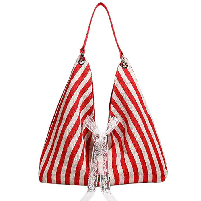 VILZSTUDIOS Chic summer striped sack bag for fashion enthusiasts