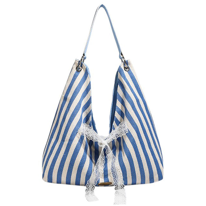 VILZSTUDIOS Chic summer striped sack bag for fashion enthusiasts