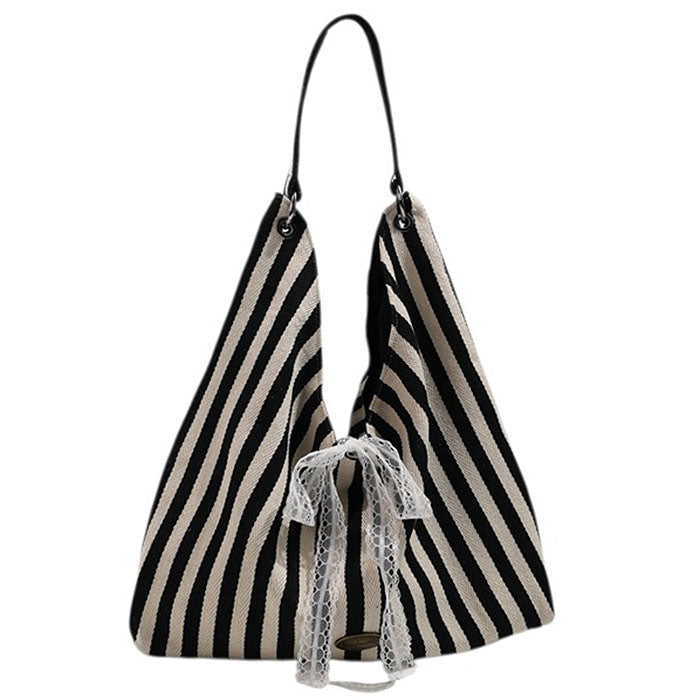 VILZSTUDIOS Chic summer striped sack bag for fashion enthusiasts