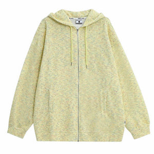 VILZSTUDIOS Knit zip hoodie for casual wear
