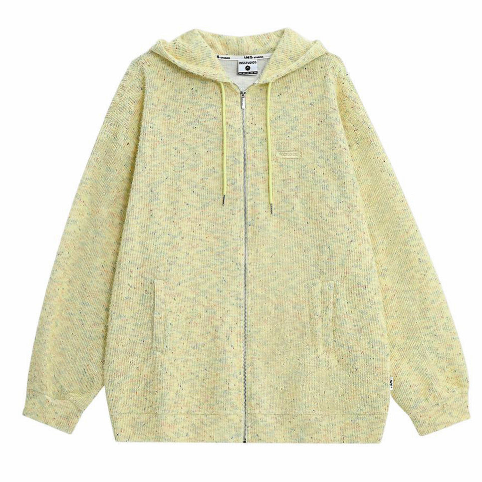 VILZSTUDIOS Knit zip hoodie for casual wear