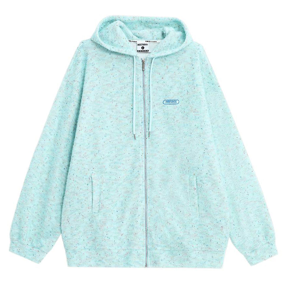VILZSTUDIOS Knit zip hoodie for casual wear