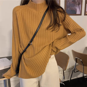 VILZSTUDIOS Cozy oversized turtleneck knit sweater
