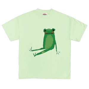 VILZSTUDIOS Chill frog graphic oversized tee