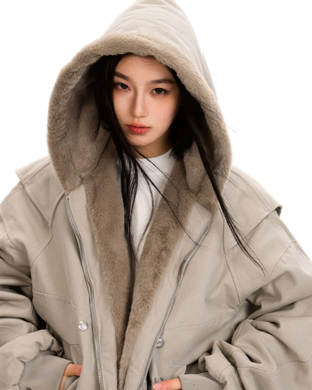 VILZSTUDIOS Stylish fleece bomber jacket from VILZSTUDIOS