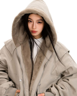VILZSTUDIOS Stylish fleece bomber jacket from VILZSTUDIOS