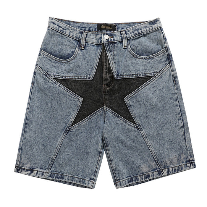 VILZSTUDIOS Denim shorts designed for a casual streetwear look