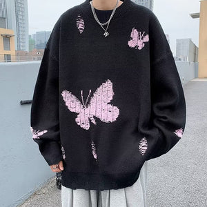 VILZSTUDIOS Butterfly embroidered sweater from VILZSTUDIOS