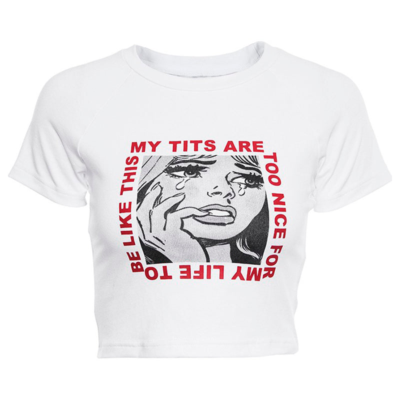 VILZSTUDIOS Stylish crop tee from VILZSTUDIOS