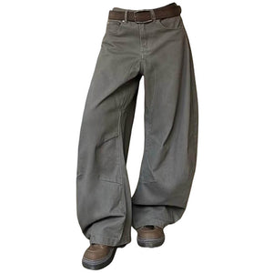 VILZSTUDIOS Stylish wide-leg jeans for streetwear fashion