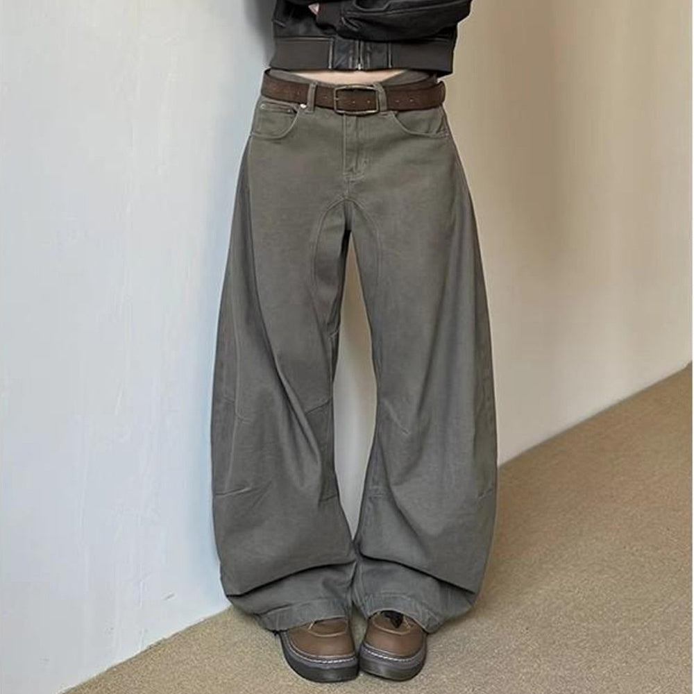 VILZSTUDIOS Stylish wide-leg jeans for streetwear fashion