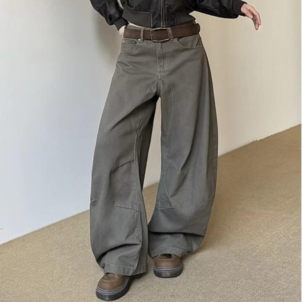 VILZSTUDIOS Stylish wide-leg jeans for streetwear fashion