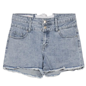 VILZSTUDIOS Chill Vibes Bow Tie Denim Shorts product image