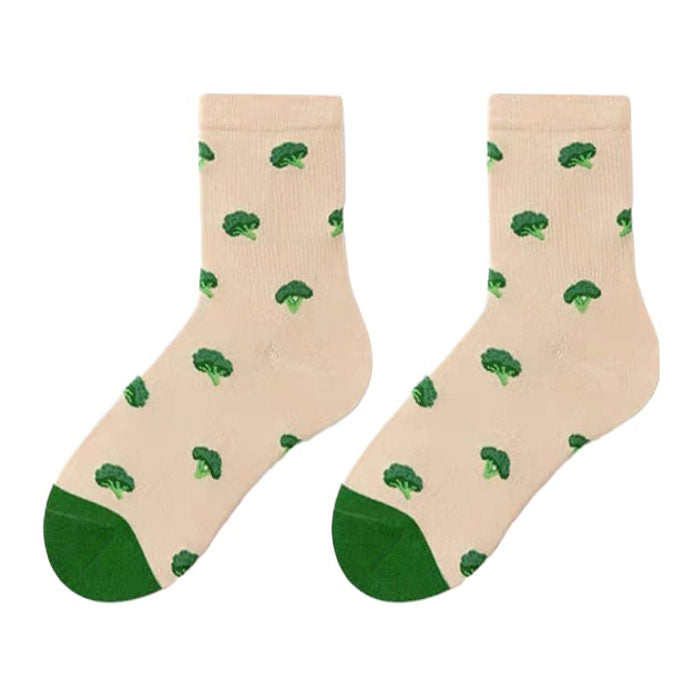 VILZSTUDIOS Stylish broccoli socks for fashion enthusiasts