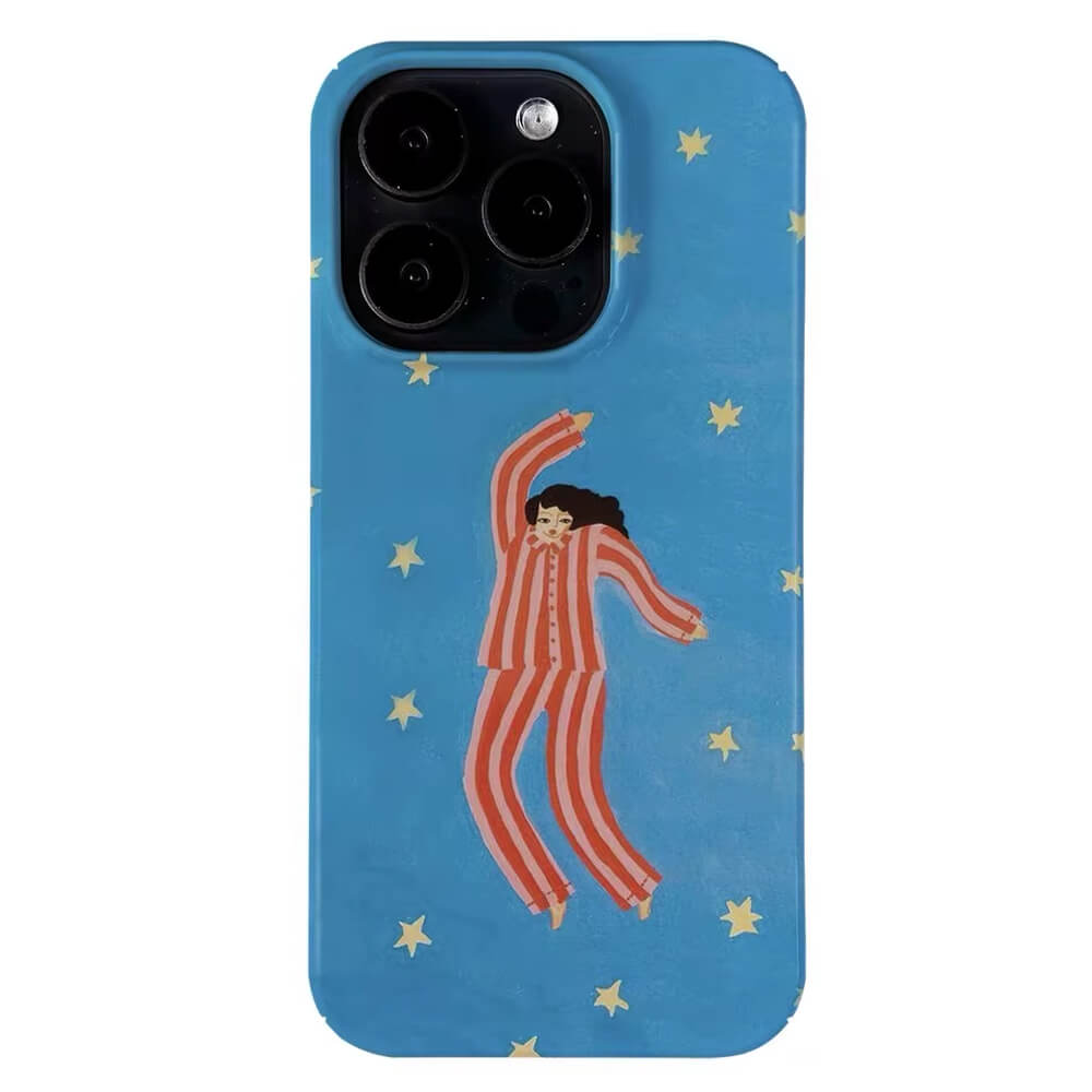 VILZSTUDIOS Stylish Pajama Girl iPhone case for everyday use