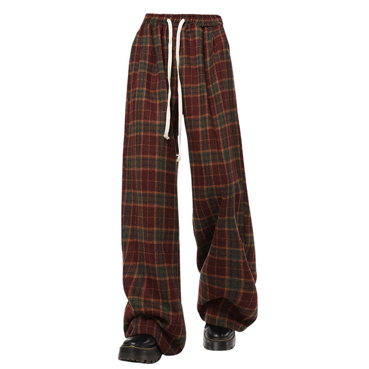 VILZSTUDIOS Plaid pants for casual streetwear style