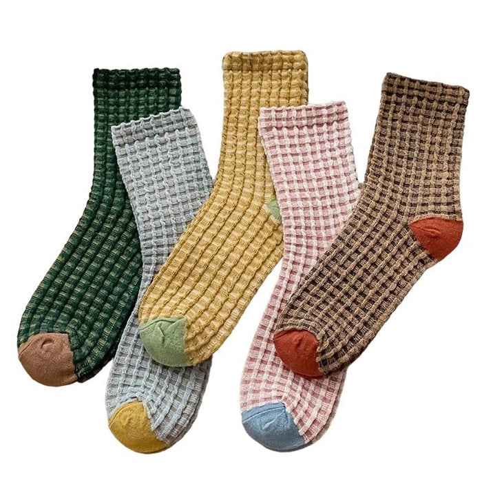 VILZSTUDIOS Plaid socks from VILZSTUDIOS