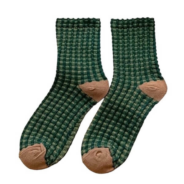 VILZSTUDIOS Plaid socks from VILZSTUDIOS