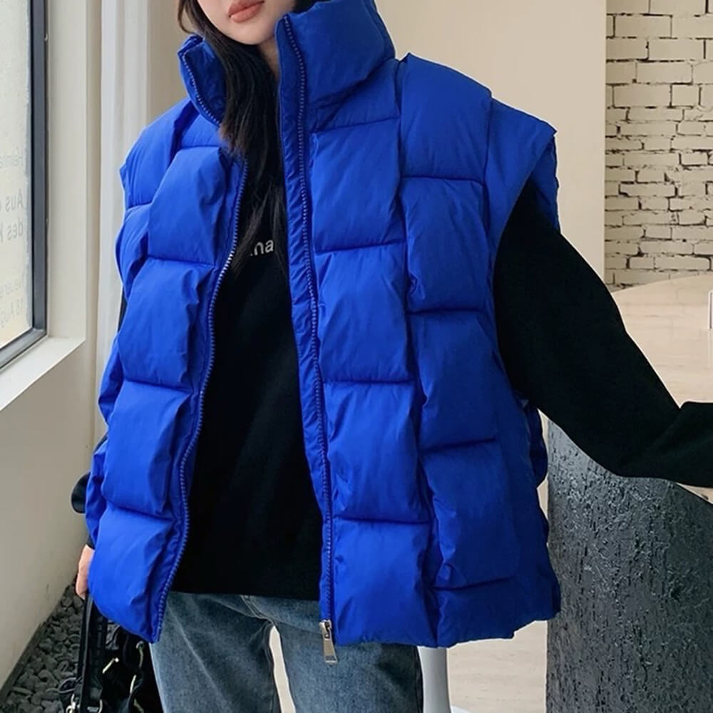 VILZSTUDIOS Quilted oversized vest from VILZSTUDIOS