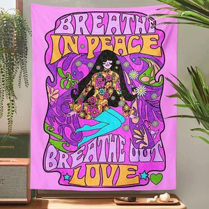 VILZSTUDIOS Chill Vibes tapestry wall art for home decor