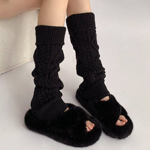 VILZSTUDIOS Textured knit leg warmers for stylish comfort