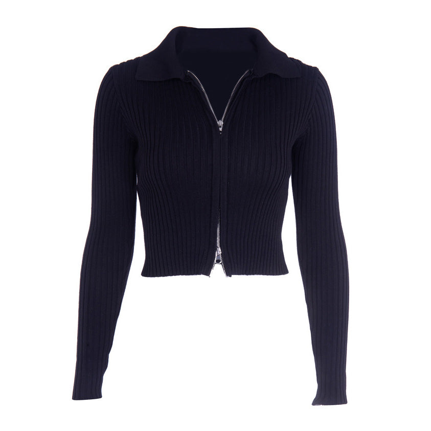 VILZSTUDIOS Stylish zip up top for streetwear fashion