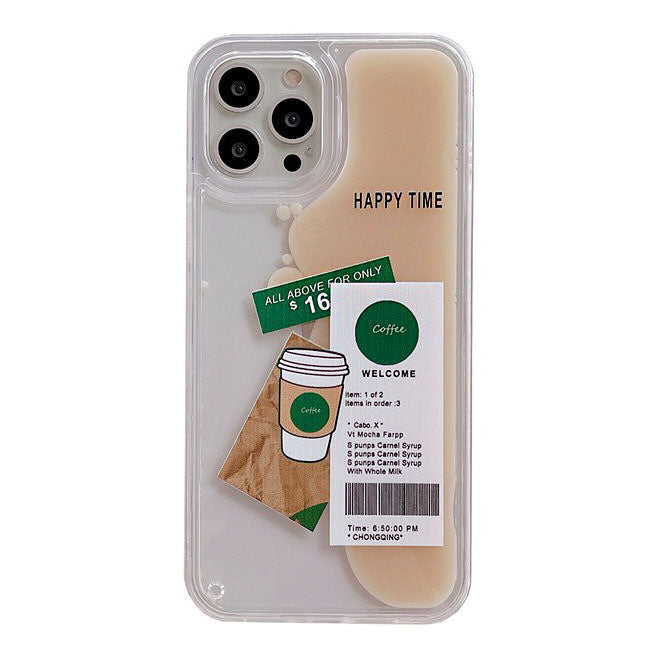 VILZSTUDIOS Stylish liquid sand iPhone case for trendy protection