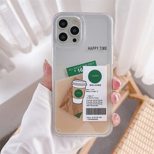 VILZSTUDIOS Stylish liquid sand iPhone case for trendy protection