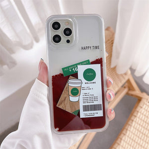 VILZSTUDIOS Stylish liquid sand iPhone case for trendy protection