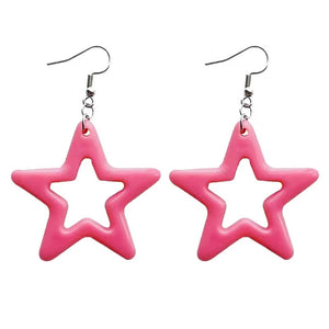 VILZSTUDIOS Stylish star shaped earrings in bold design