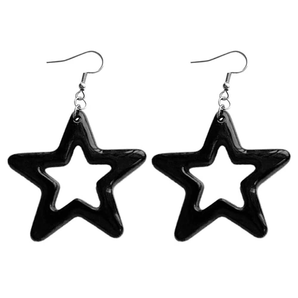 VILZSTUDIOS Stylish star shaped earrings in bold design