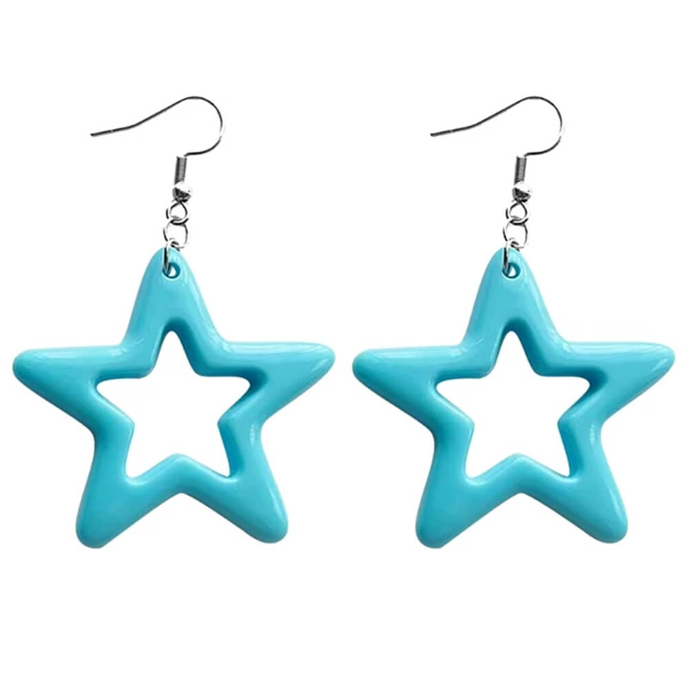 VILZSTUDIOS Stylish star shaped earrings in bold design