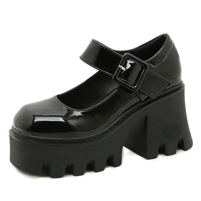 VILZSTUDIOS Stylish chunky platform mary janes for trendy footwear