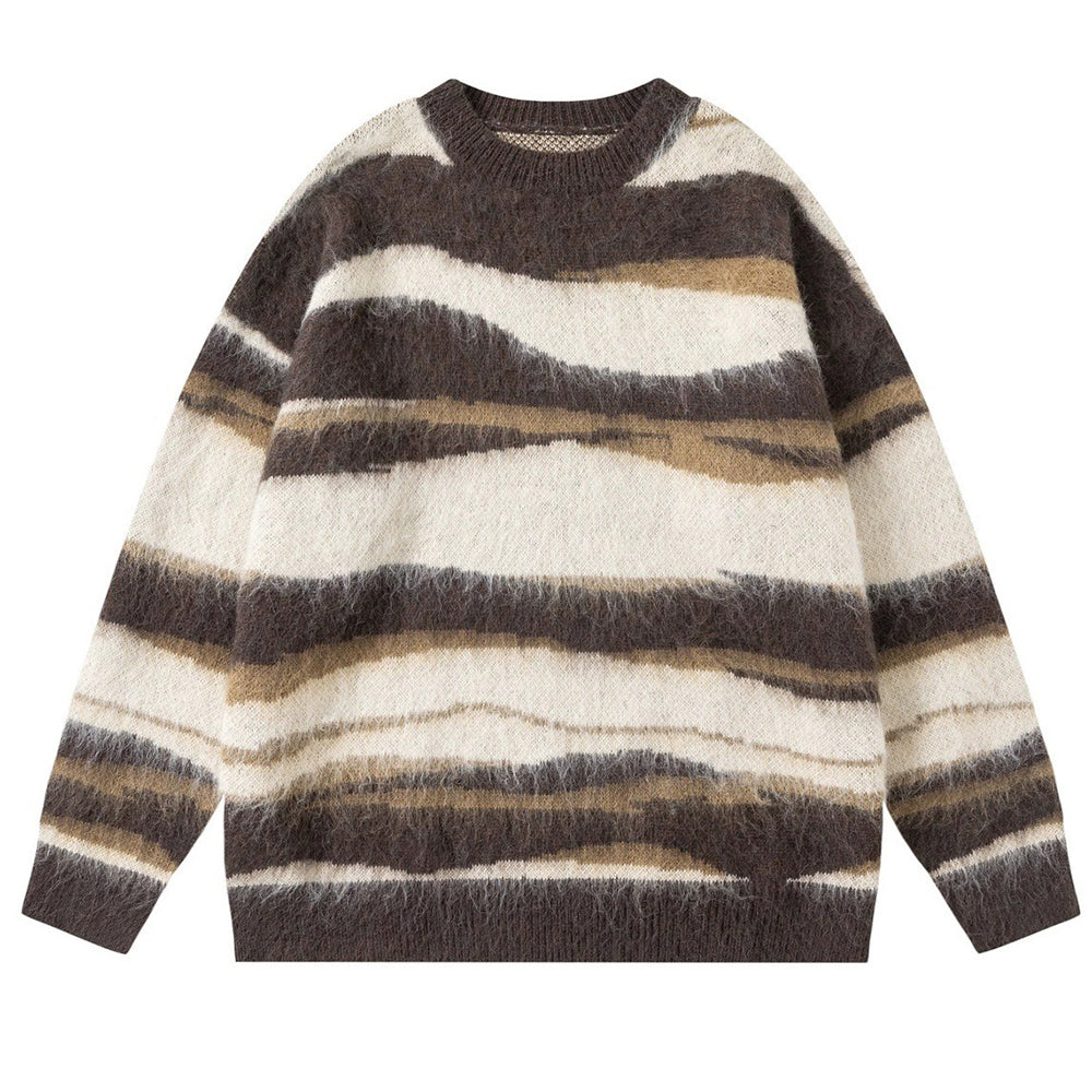 VILZSTUDIOS oversized striped knit sweater