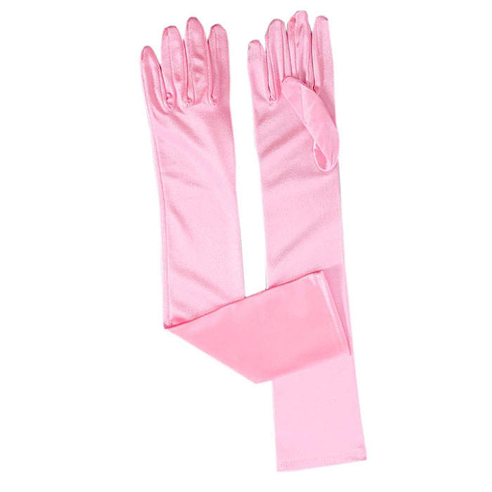 VILZSTUDIOS Classic satin gloves for stylish accessory elevation