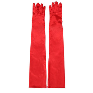 VILZSTUDIOS Classic satin gloves for stylish accessory elevation