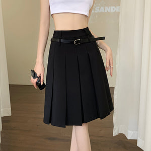 VILZSTUDIOS Classic pleated midi skirt from VILZSTUDIOS