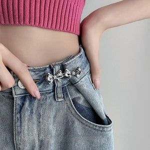 VILZSTUDIOS Stylish clip-on jean buttons for easy adjustments