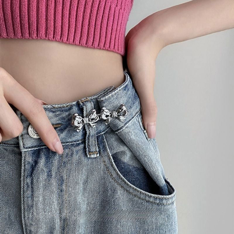 VILZSTUDIOS Stylish clip-on jean buttons for easy adjustments