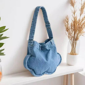VILZSTUDIOS Cloud-inspired denim shoulder bag design