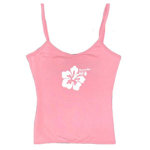 VILZSTUDIOS Stylish tank top with hibiscus flower design