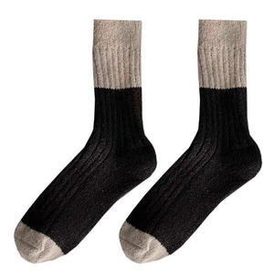 VILZSTUDIOS Cozy color block socks for stylish comfort