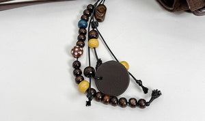 VILZSTUDIOS colorful beaded charm shoulder bag