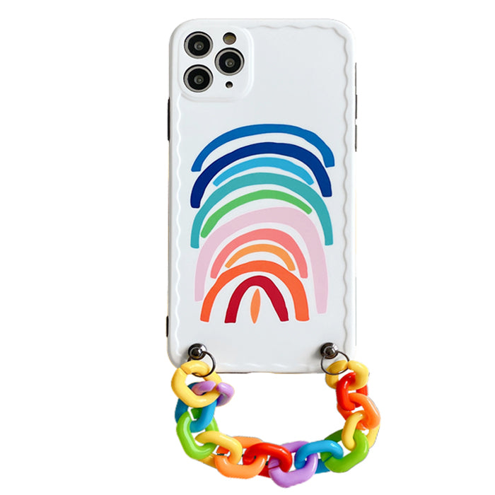 VILZSTUDIOS Colorful iPhone case with chain design